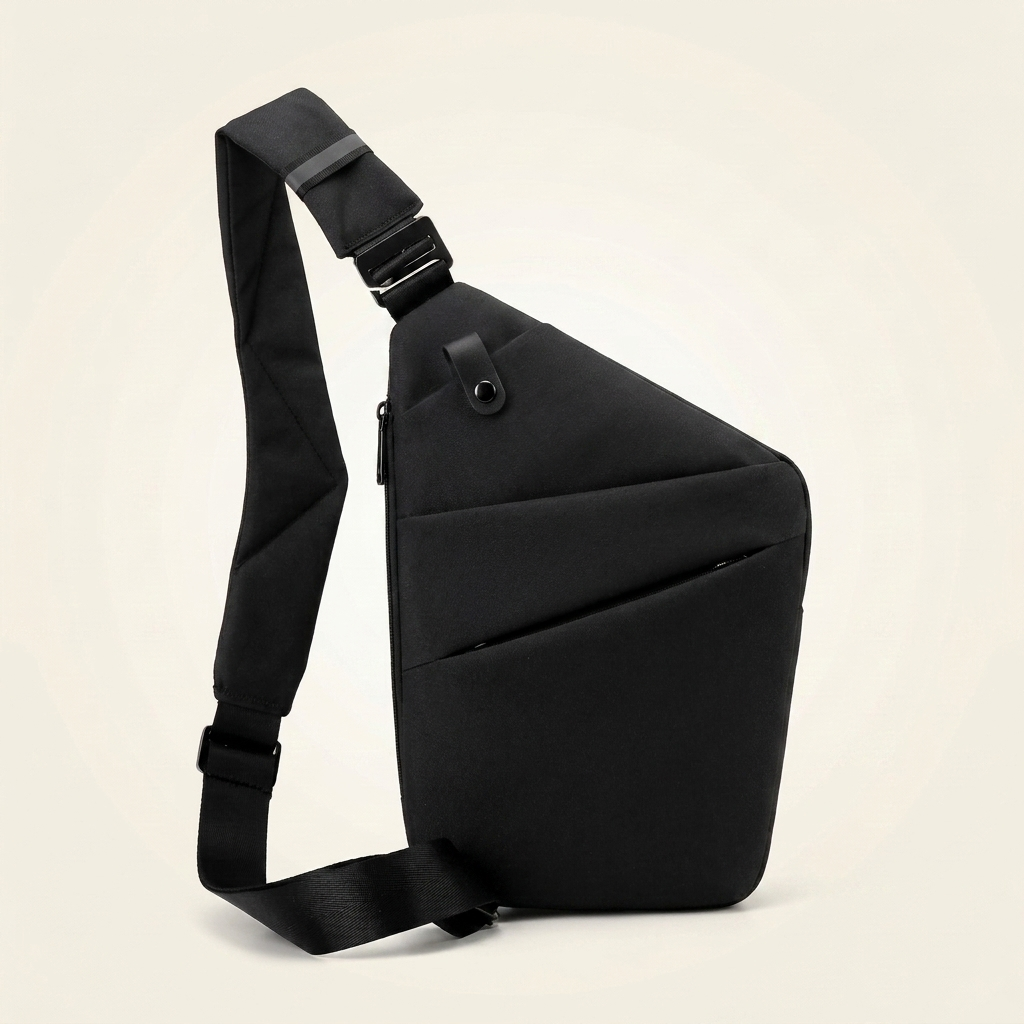 Hidepack Anti-Diebstahl Brusttasche – Schwarz